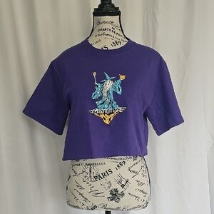 Primitive Purple Wizard Crop Top